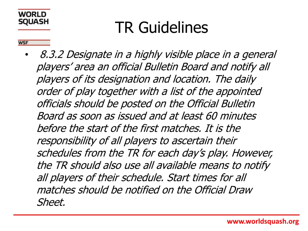 tr guidelines 10