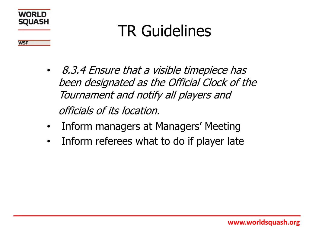 tr guidelines 12