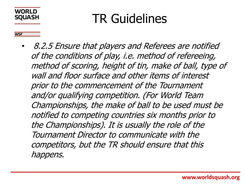 tr guidelines 5
