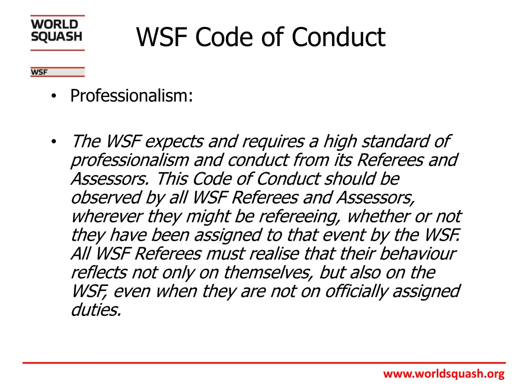 wsf code of conduct 1