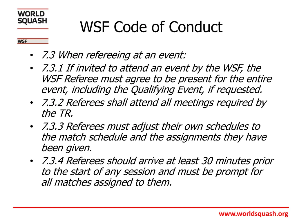 wsf code of conduct 3