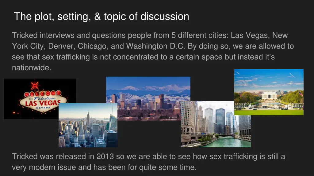 the plot setting topic of discussion