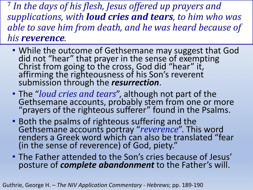 7 in the days of his flesh jesus offered 1