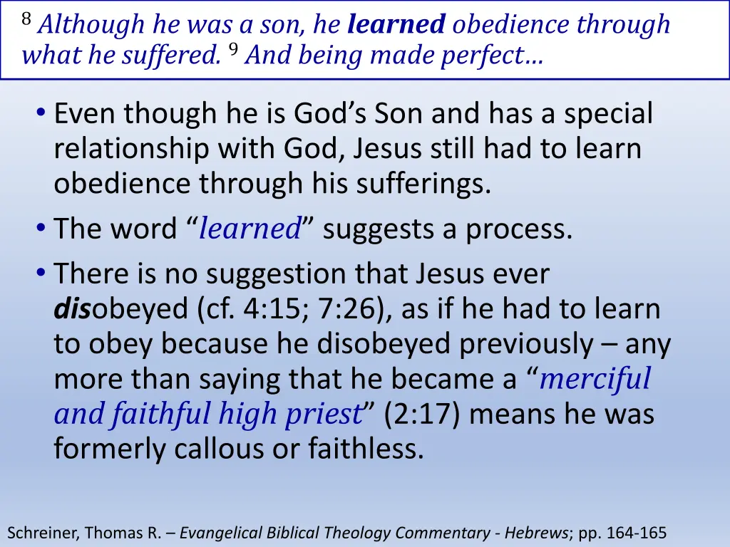 8 although he was a son he learned obedience