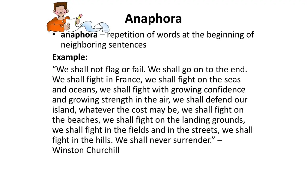 anaphora