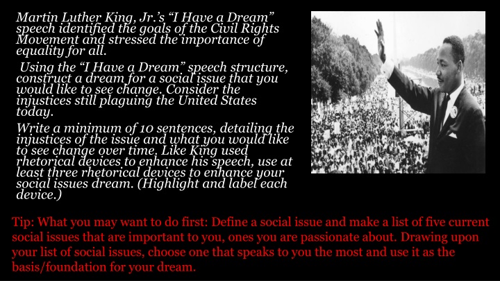martin luther king jr s i have a dream speech