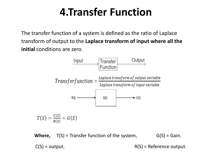 4 transfer function
