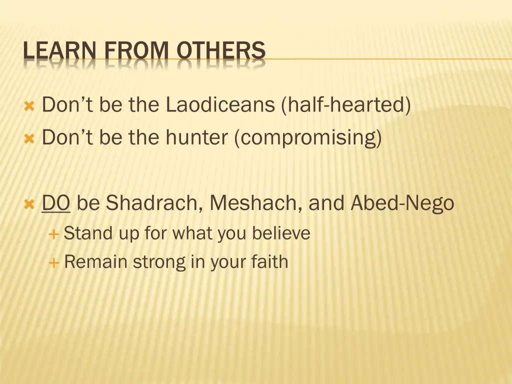 learn from others