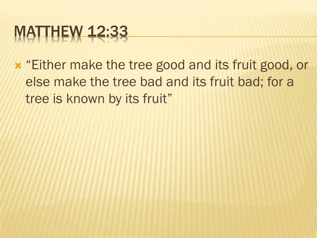 matthew 12 33
