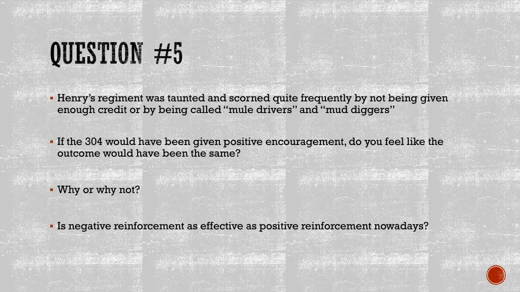 question 5