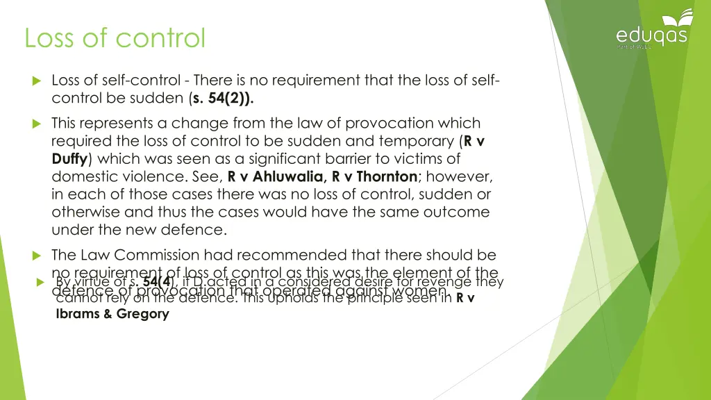loss of control 3