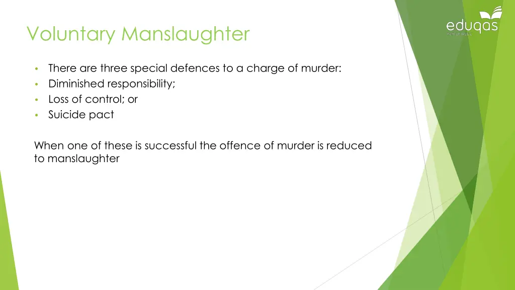 voluntary manslaughter 1