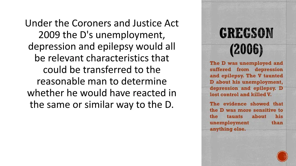under the coroners and justice act 2009