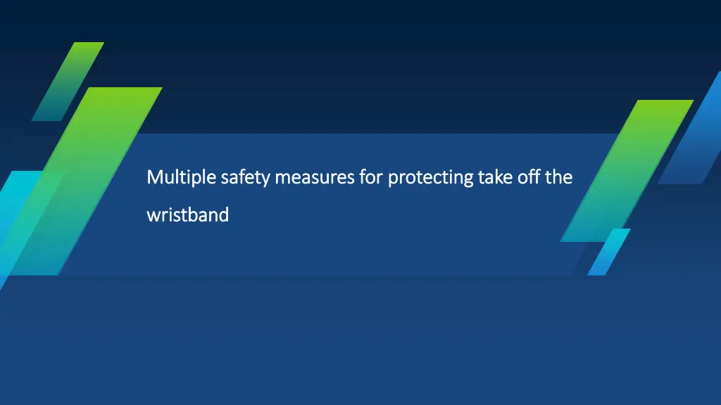 multiple safety measures for protecting take