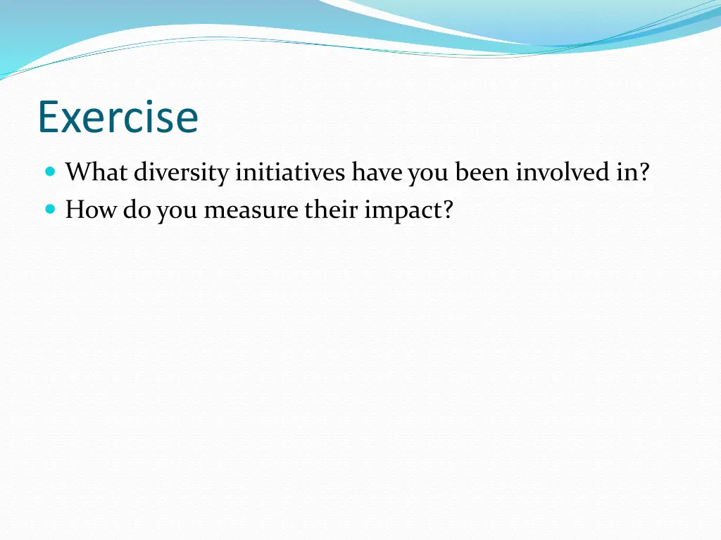 exercise