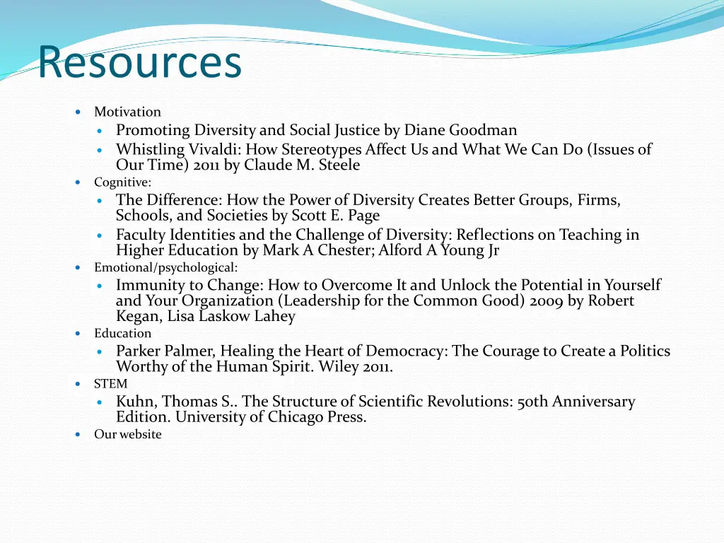 resources