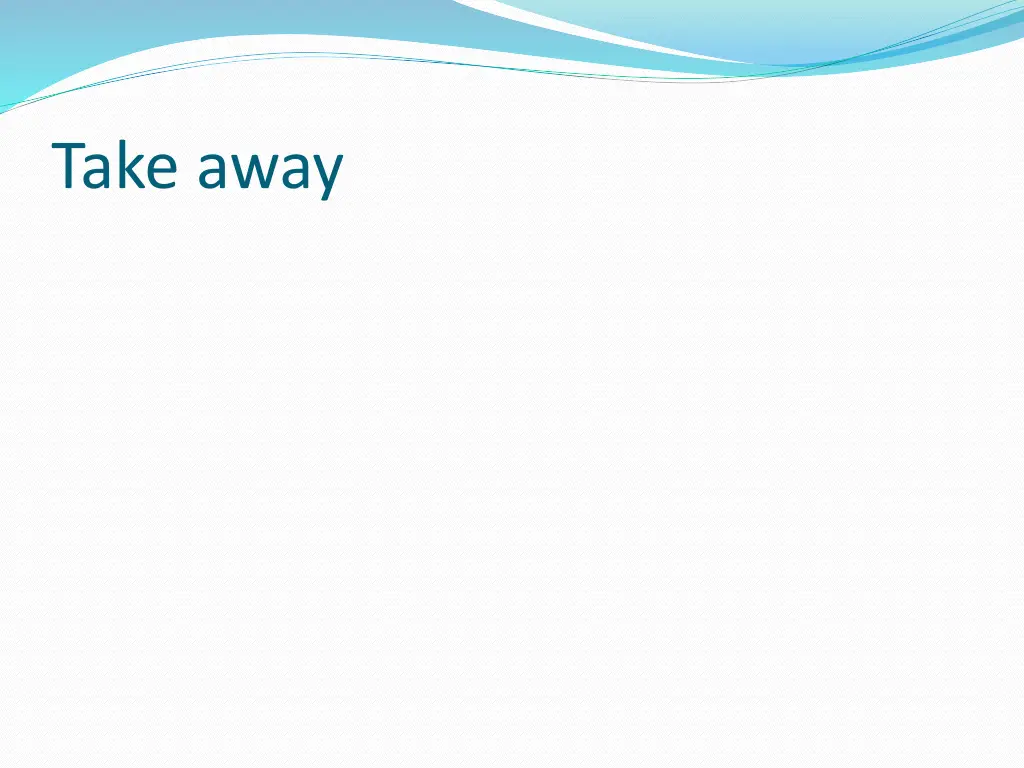 take away