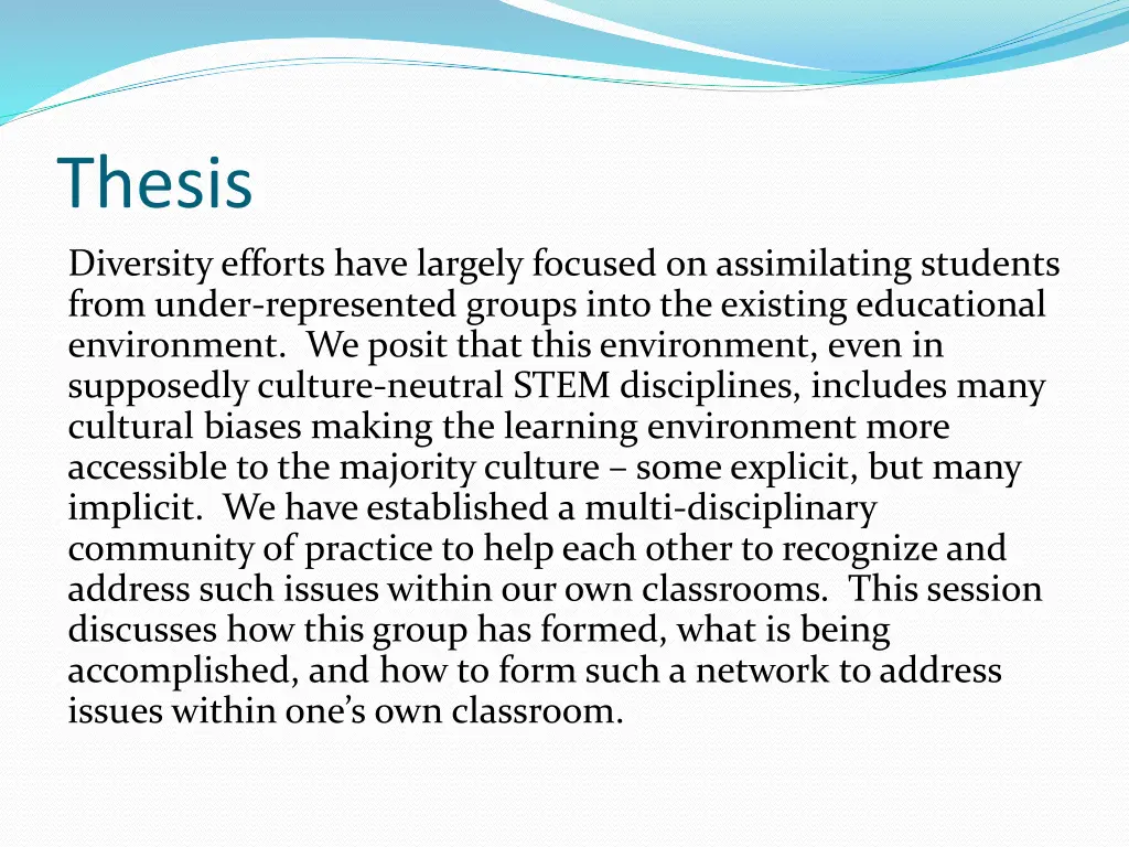 thesis