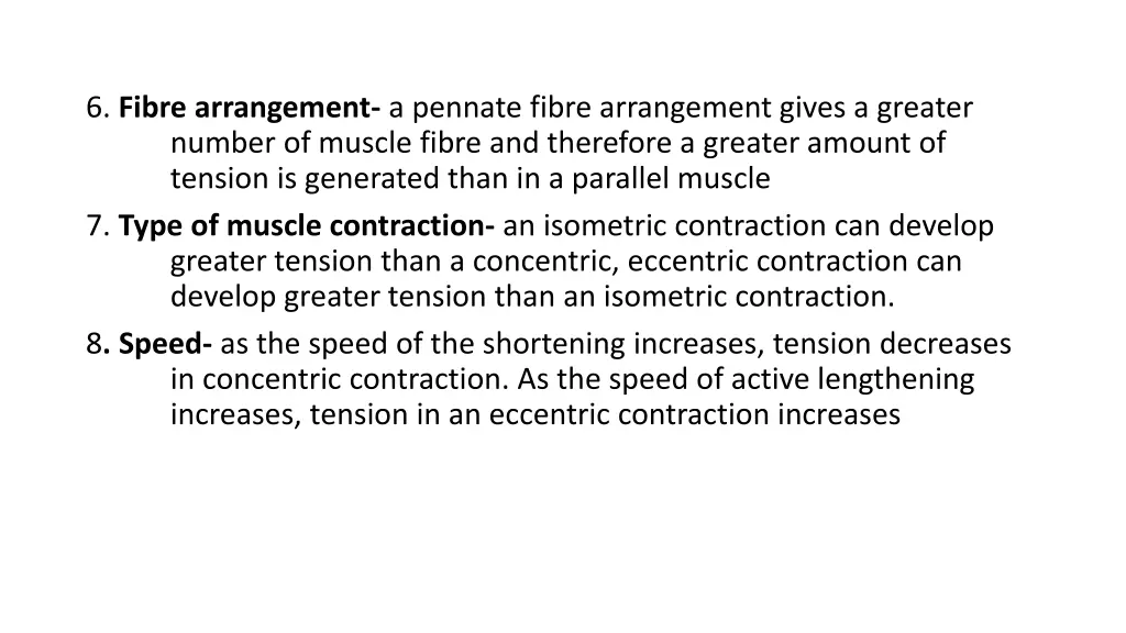 6 fibre arrangement a pennate fibre arrangement