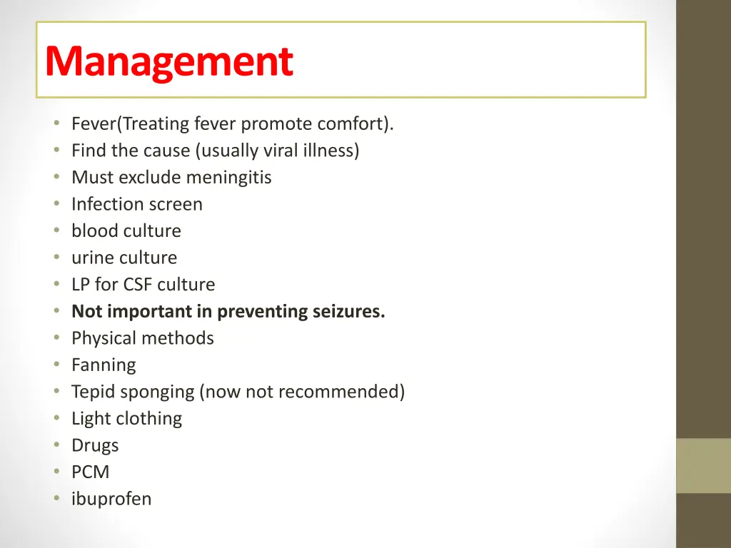 management