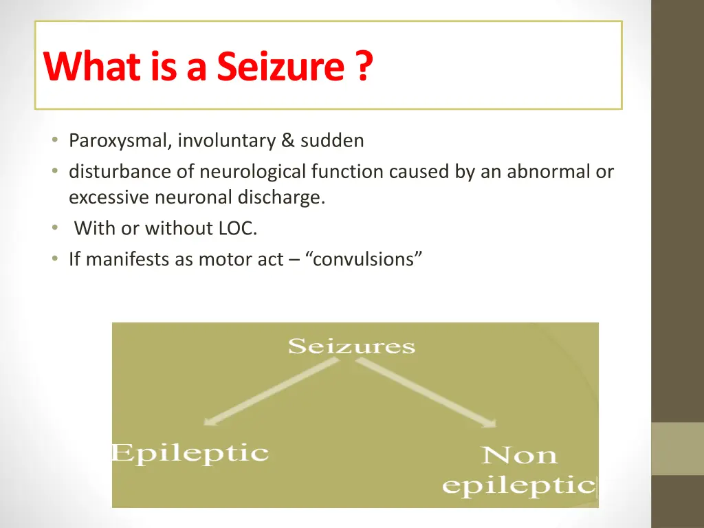 what is a seizure