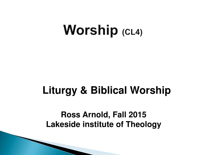liturgy biblical worship