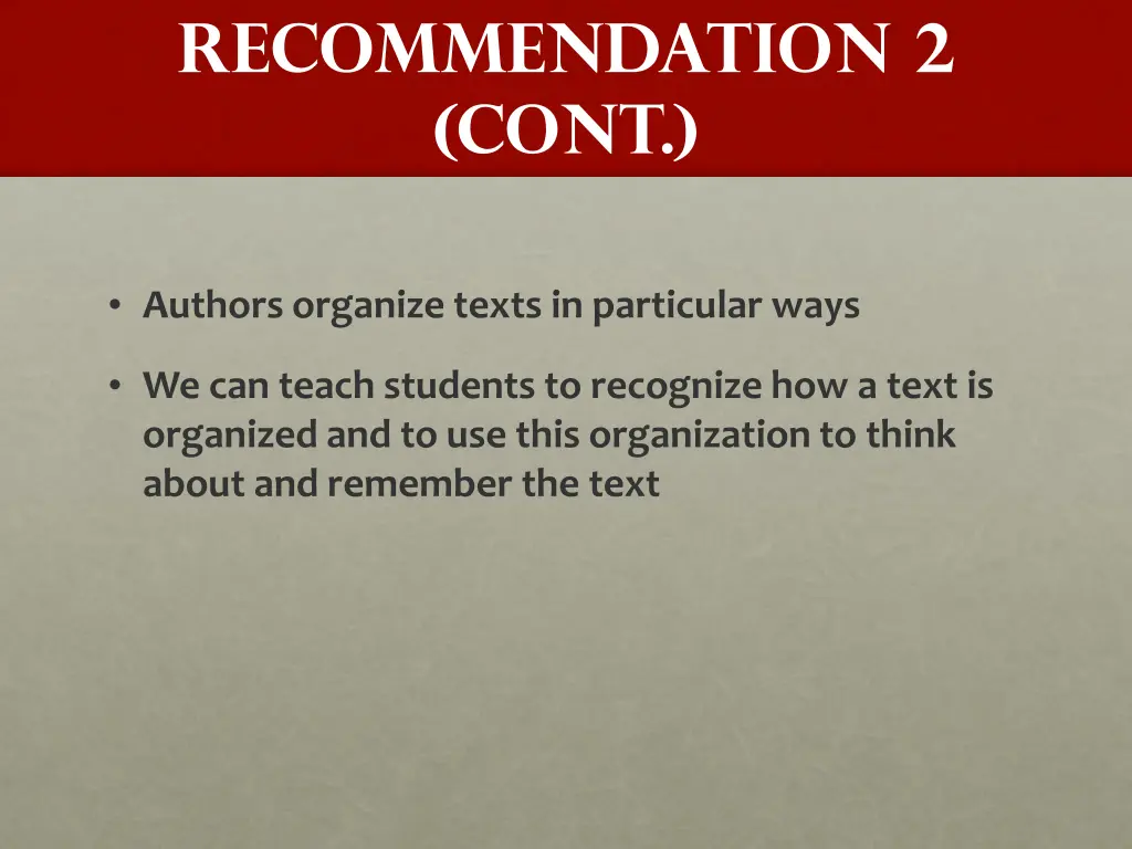recommendation 2 cont 1