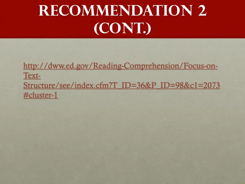 recommendation 2 cont 6
