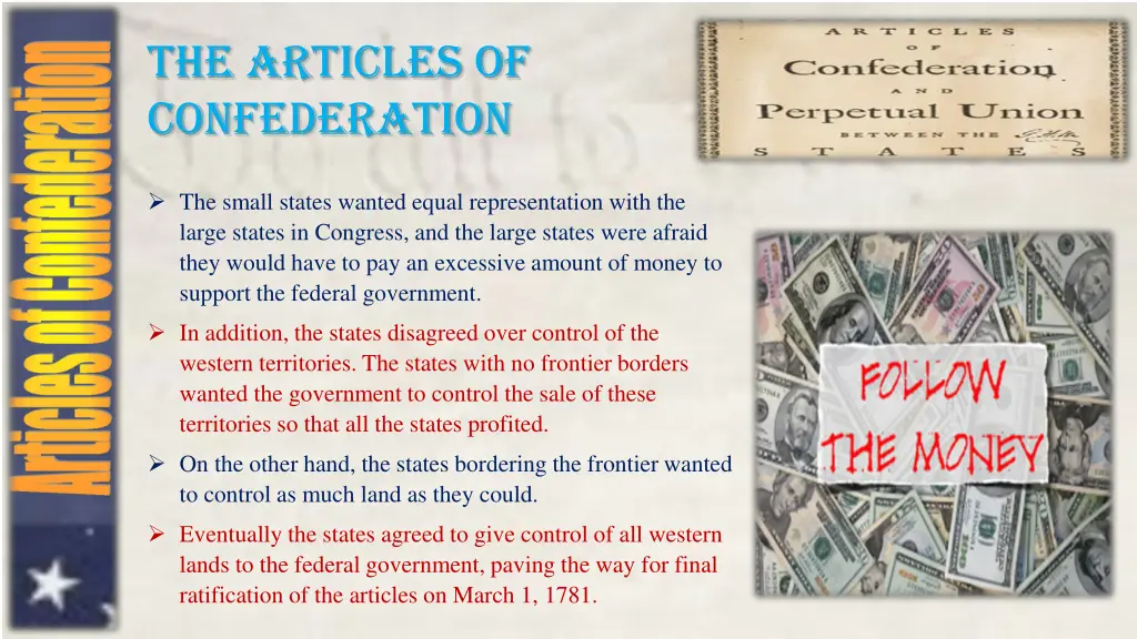 the articles of confederation 1