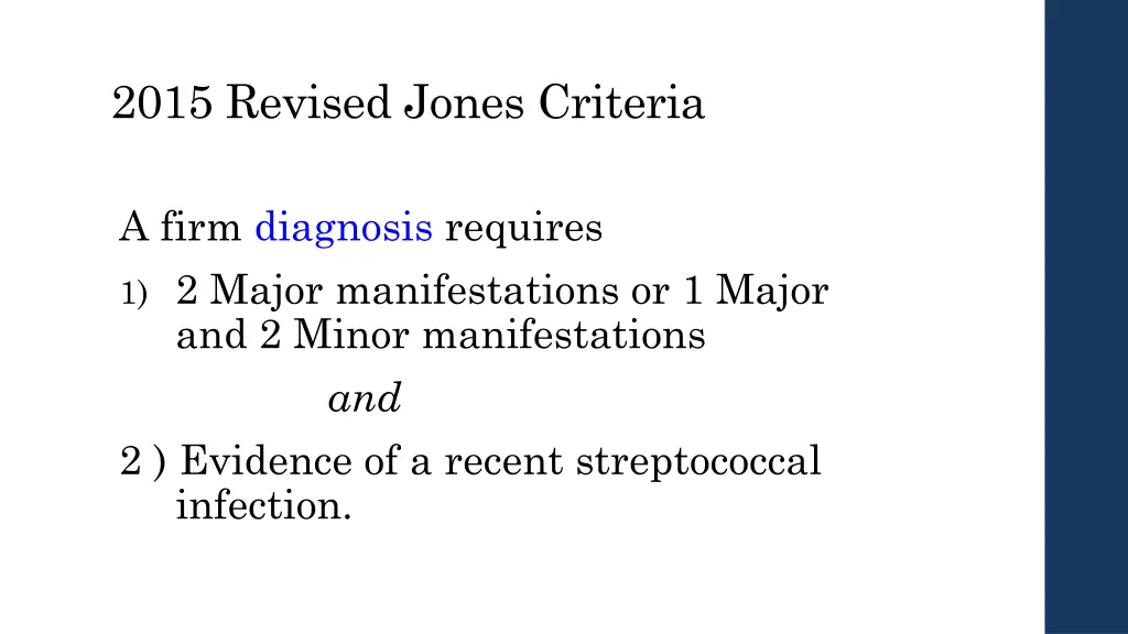 2015 revised jones criteria
