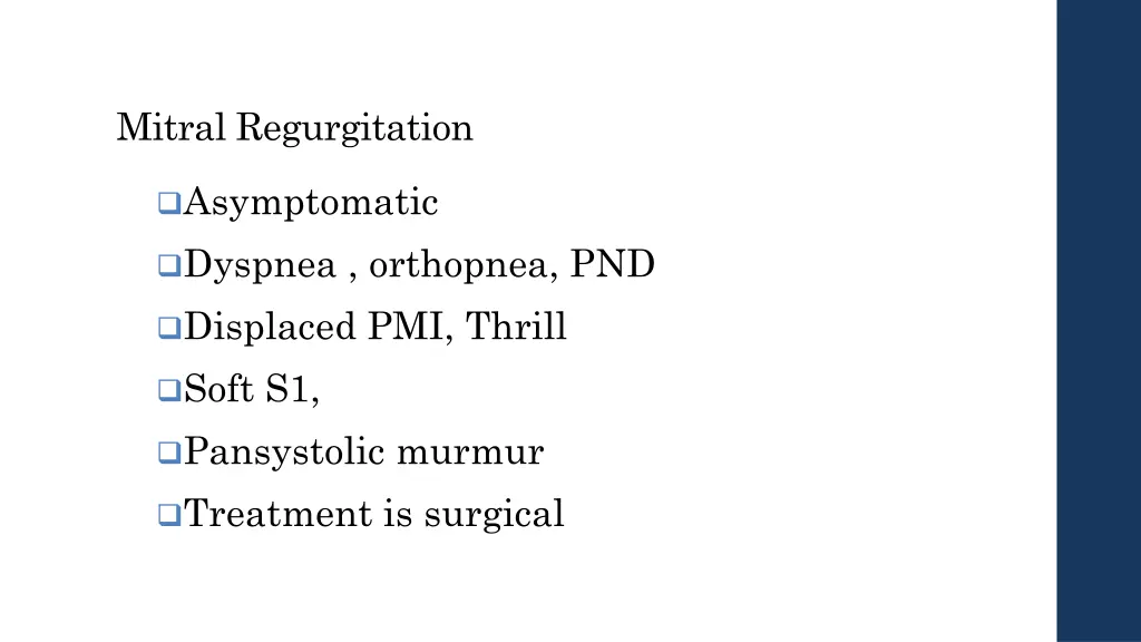 mitral regurgitation