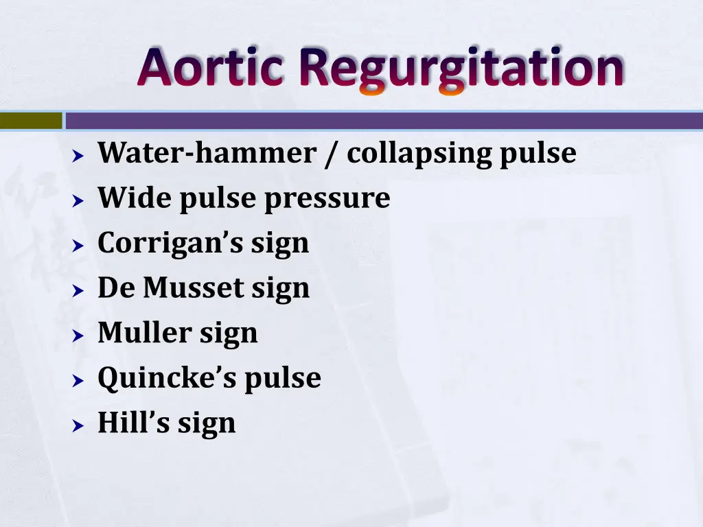 aortic regurgitation
