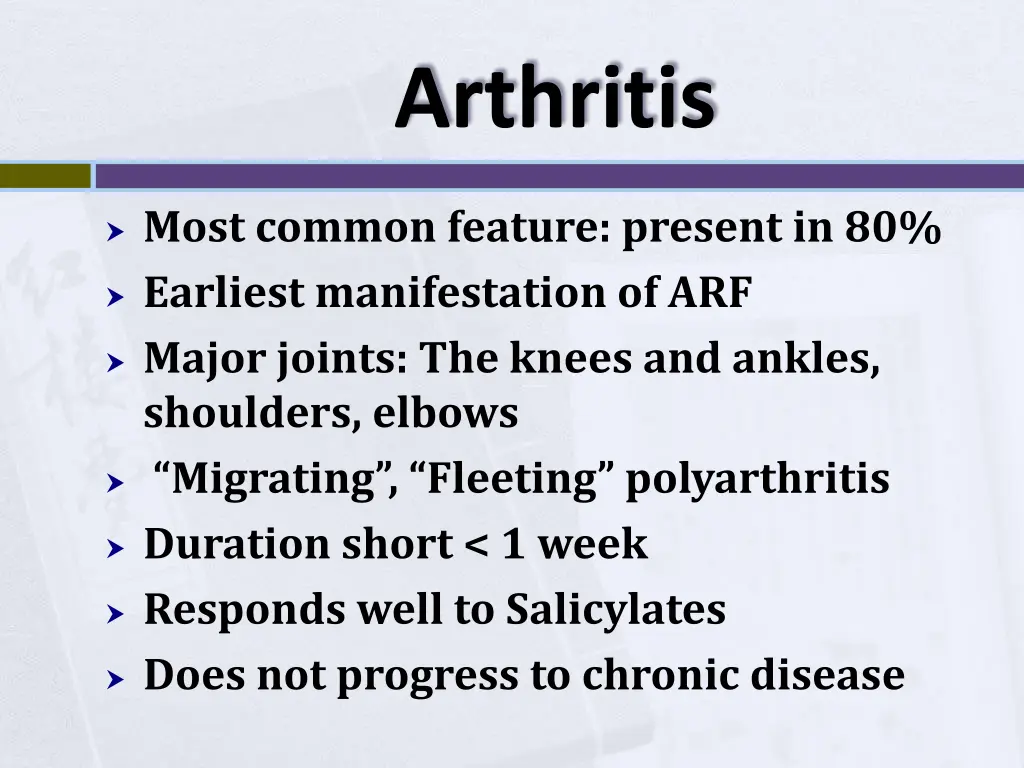 arthritis