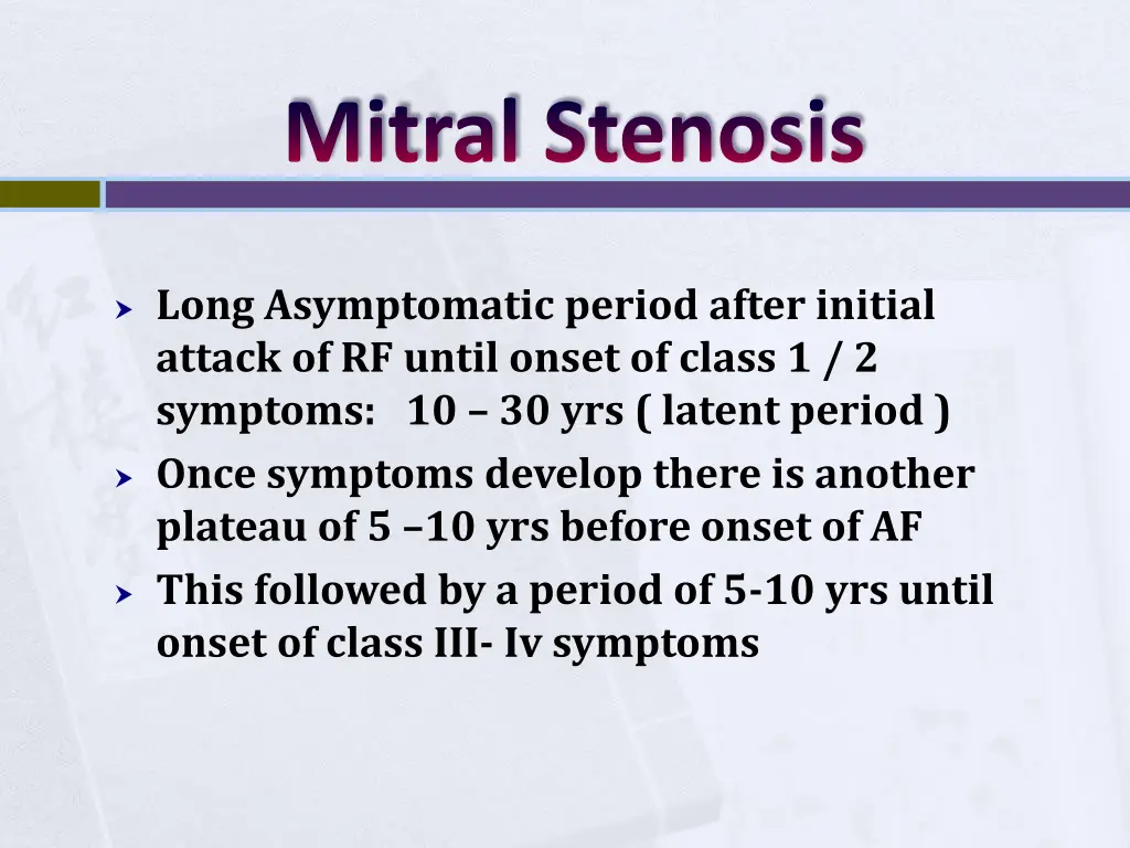 mitral stenosis 1