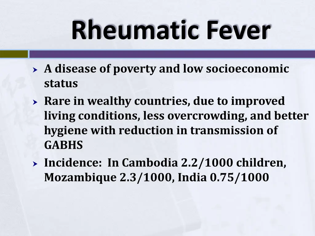 rheumatic fever 1