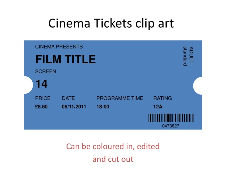 cinema tickets clip art