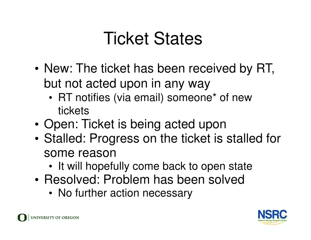 ticket states