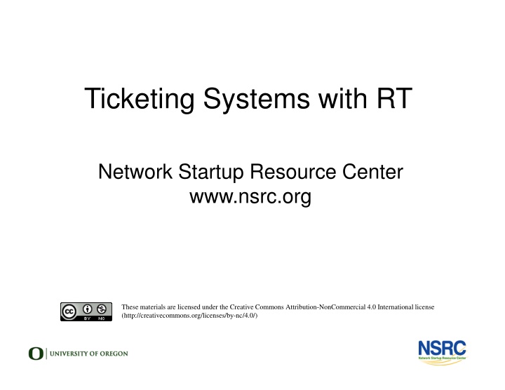 ticketing systems with rt