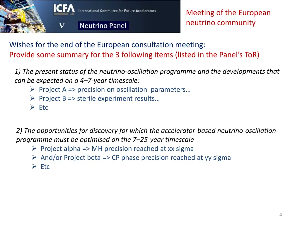 meeting of the european neutrino community 3
