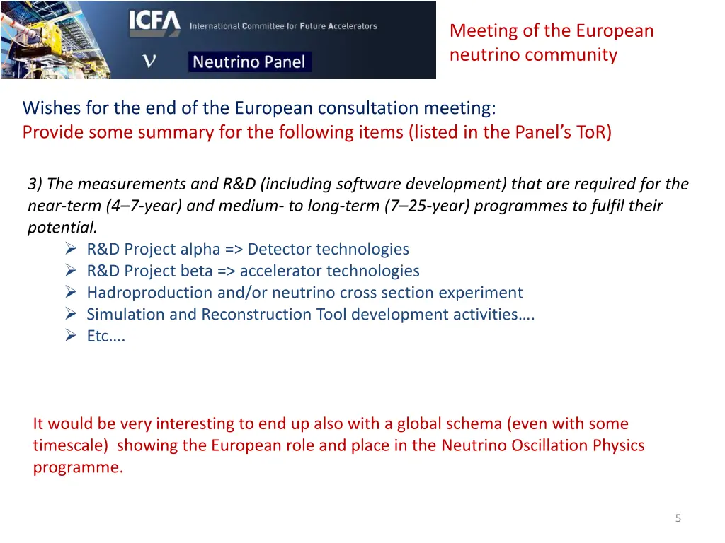meeting of the european neutrino community 4