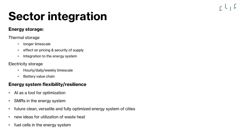 sector integration