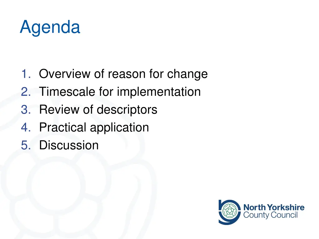 agenda