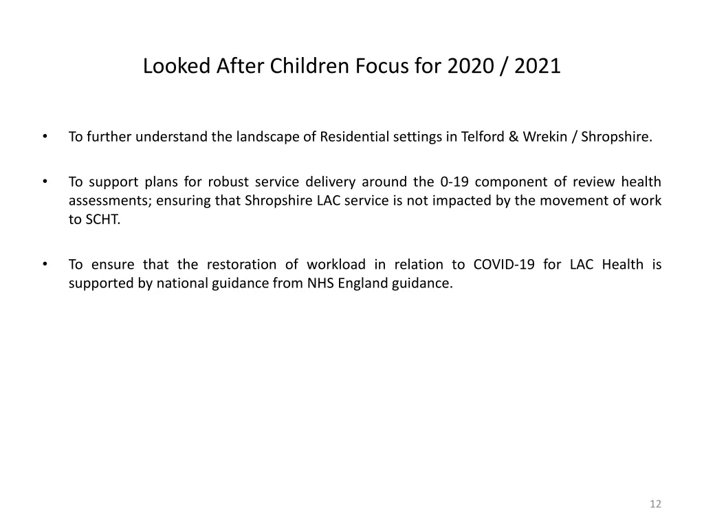 looked after children focus for 2020 2021