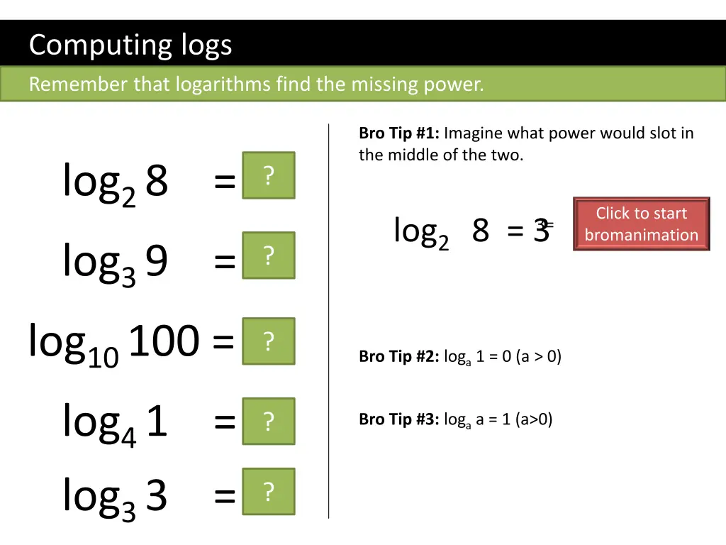 computing logs
