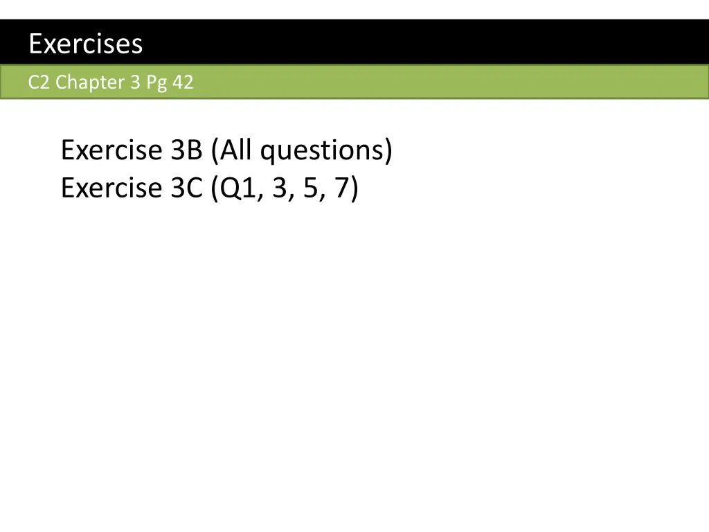 exercises