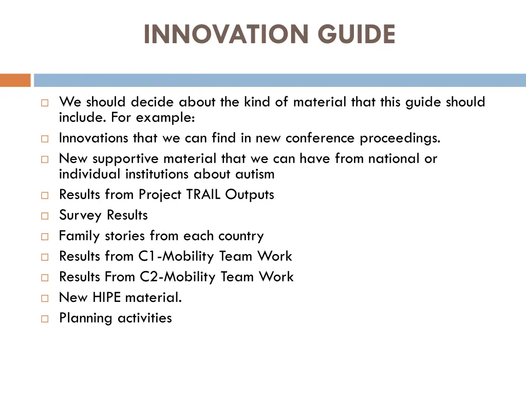 innovation guide