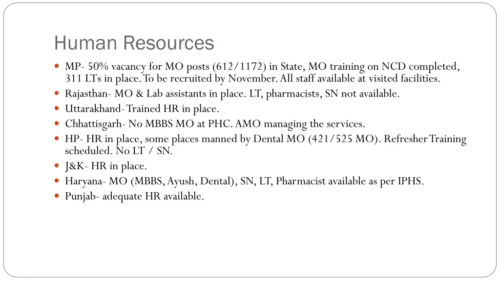 human resources
