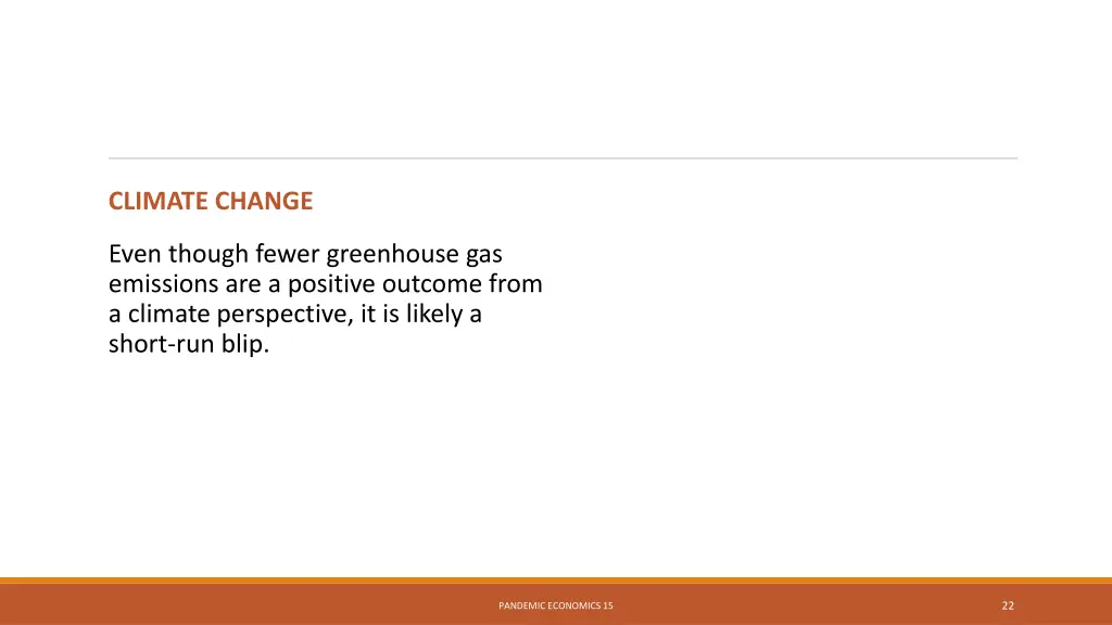 climate change