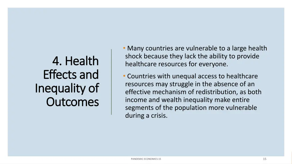 many countries are vulnerable to a large health