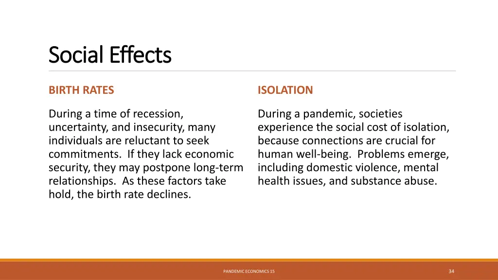 social effects social effects